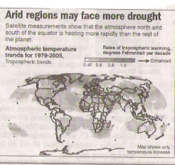 The change in the Tropical Belts of the Earth